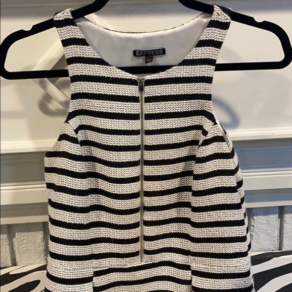 Express A-Line Dress with Zipper, Size 8 - Picture 2 of 7